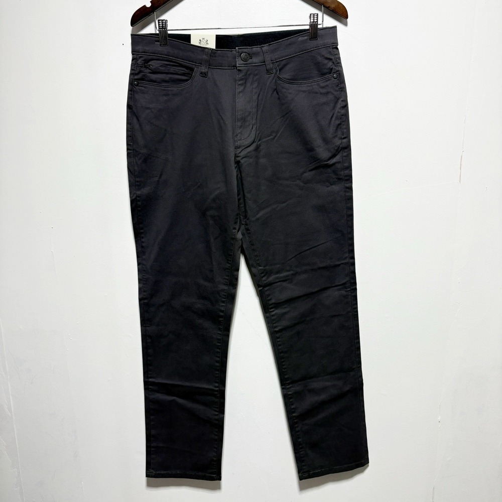 English Laundry Pants Mens 32 X 32 Gray Straight 5 Pocket Tech Stretch